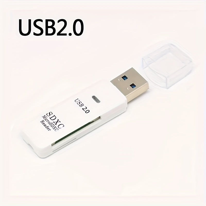 Homezie.de-Homezie Kartenleser | 2-in-1 USB 3.0 & 2.0 | Hochgeschwindigkeitsadapter für PC und Kamera