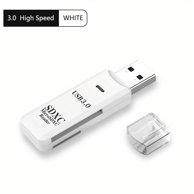 Homezie.de-Homezie Kartenleser | 2-in-1 USB 3.0 & 2.0 | Hochgeschwindigkeitsadapter für PC und Kamera