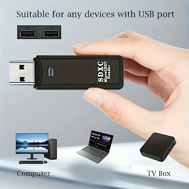 Homezie.de-Homezie Kartenleser | 2-in-1 USB 3.0 & 2.0 | Hochgeschwindigkeitsadapter für PC und Kamera