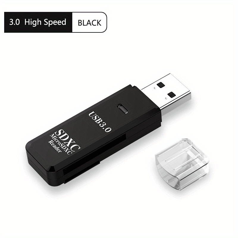 Homezie.de-Homezie Kartenleser | 2-in-1 USB 3.0 & 2.0 | Hochgeschwindigkeitsadapter für PC und Kamera