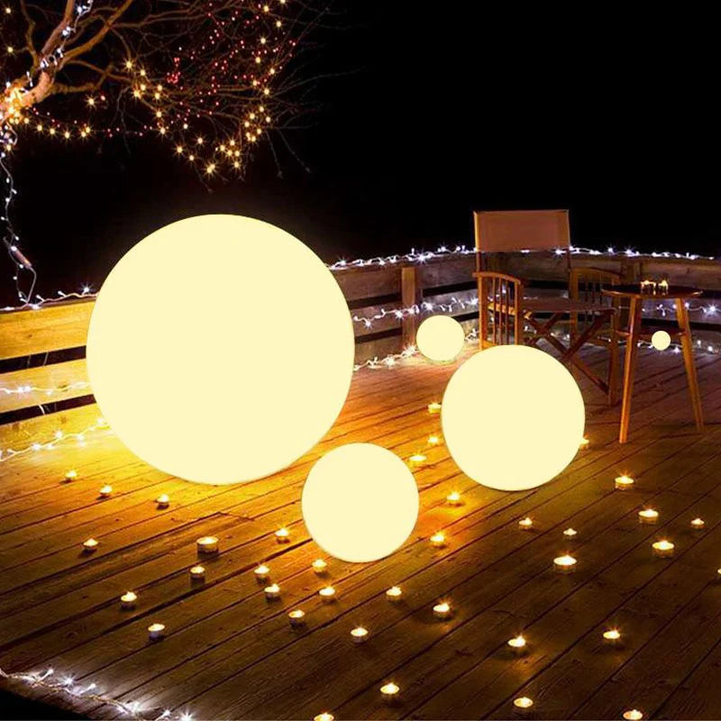 Homezie.de-Homezie LED-Ball-Lampe | USB Wiederaufladbar | Außenbeleuchtung für den Garten