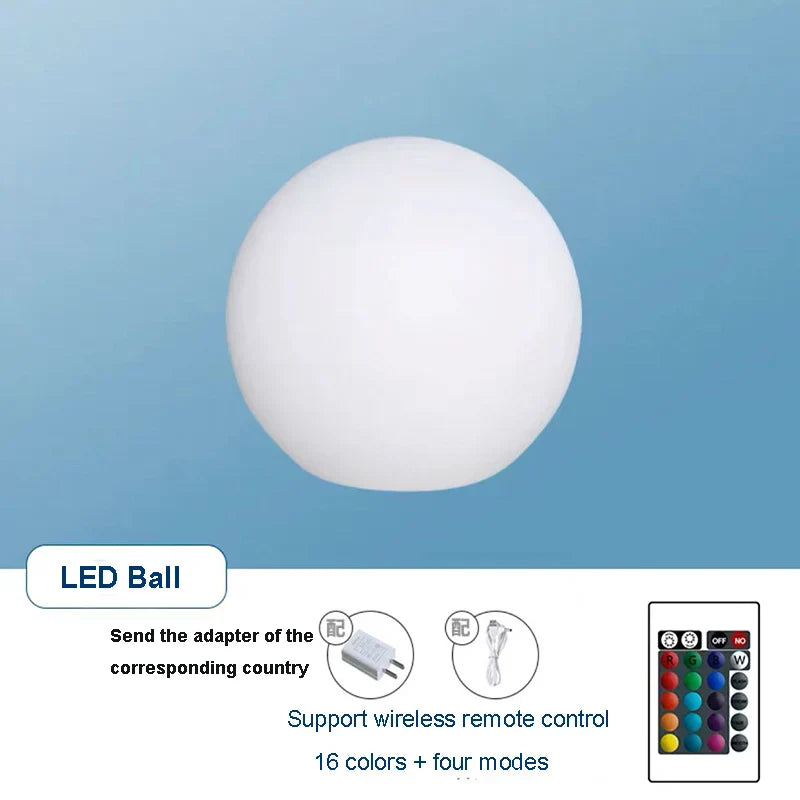 Homezie.de-Homezie LED-Ball-Lampe | USB Wiederaufladbar | Außenbeleuchtung für den Garten