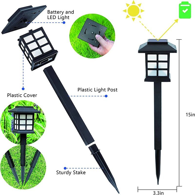 Homezie.de-Homezie Solarleuchten | Solar betrieben | Außenlaternen für den Garten