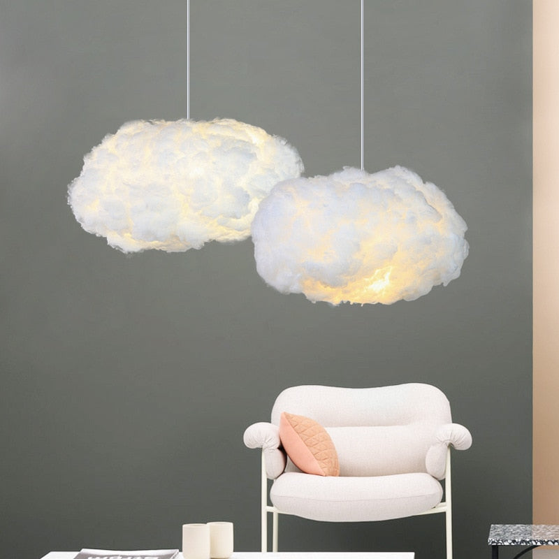 Homezie.de-Plafondlamp-Homezie Wolkenlampe | Hochwertiges Baumwollmaterial | Ideal für kreative Lernumgebungen