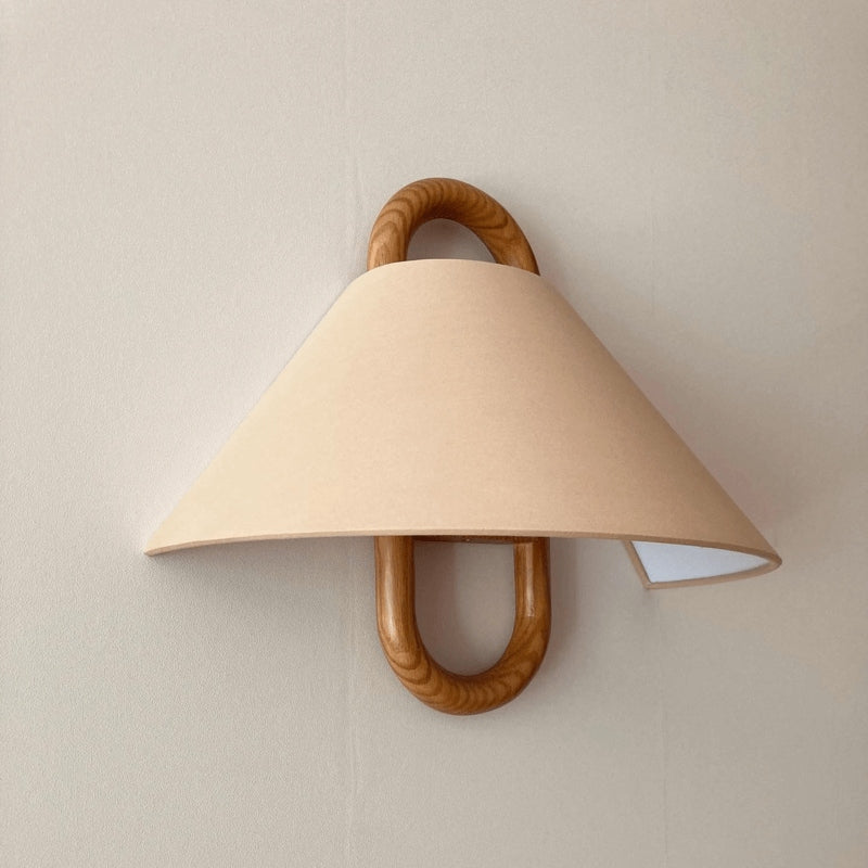 Homezie Wandlampe | Moderner Kiefernholz | Für Wohnzimmer und Schlafzimmer